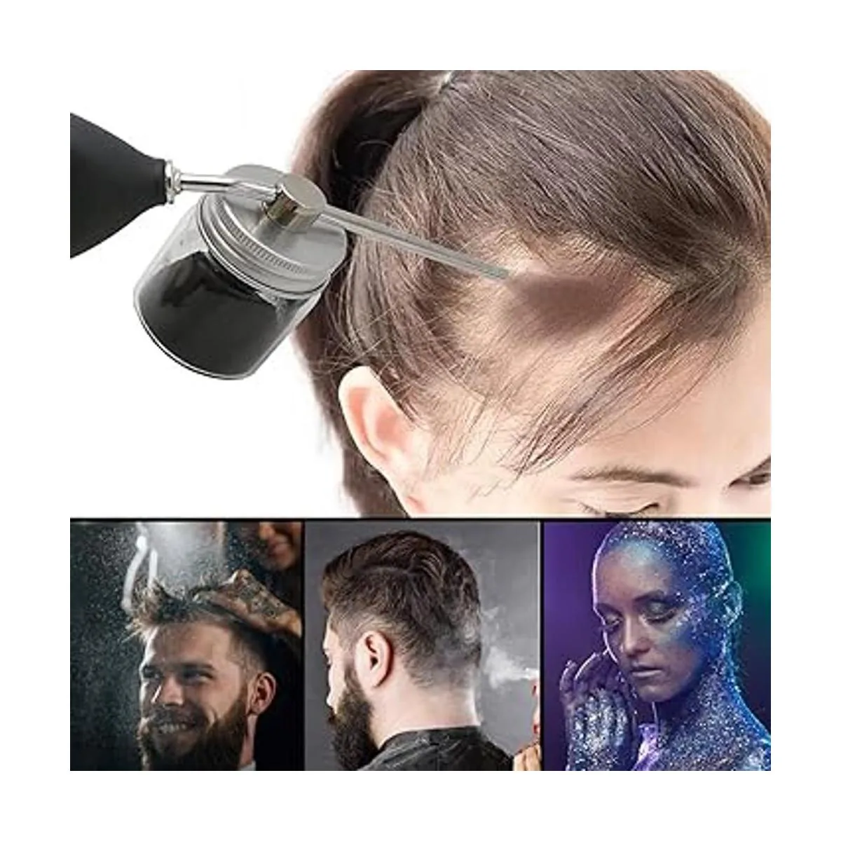 Noverlife Botellas de pulverización de polvo herramientas