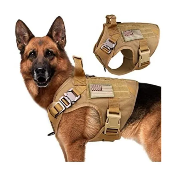Stpiatue Chaleco táctico para perro arnés a prueba de_1