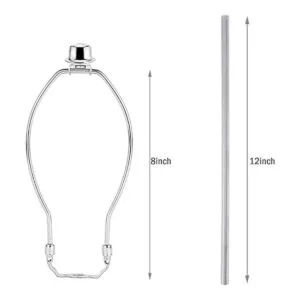 ECUDIS Lamp Kit Table Lamp Wiring Kit with 8 Inch Harp_2