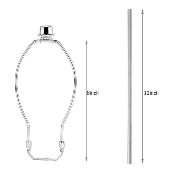 ECUDIS Lamp Kit Table Lamp Wiring Kit with 8 Inch Harp_2