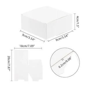 PH PandaHall Caja de regalo blanca 30 unidades caja de