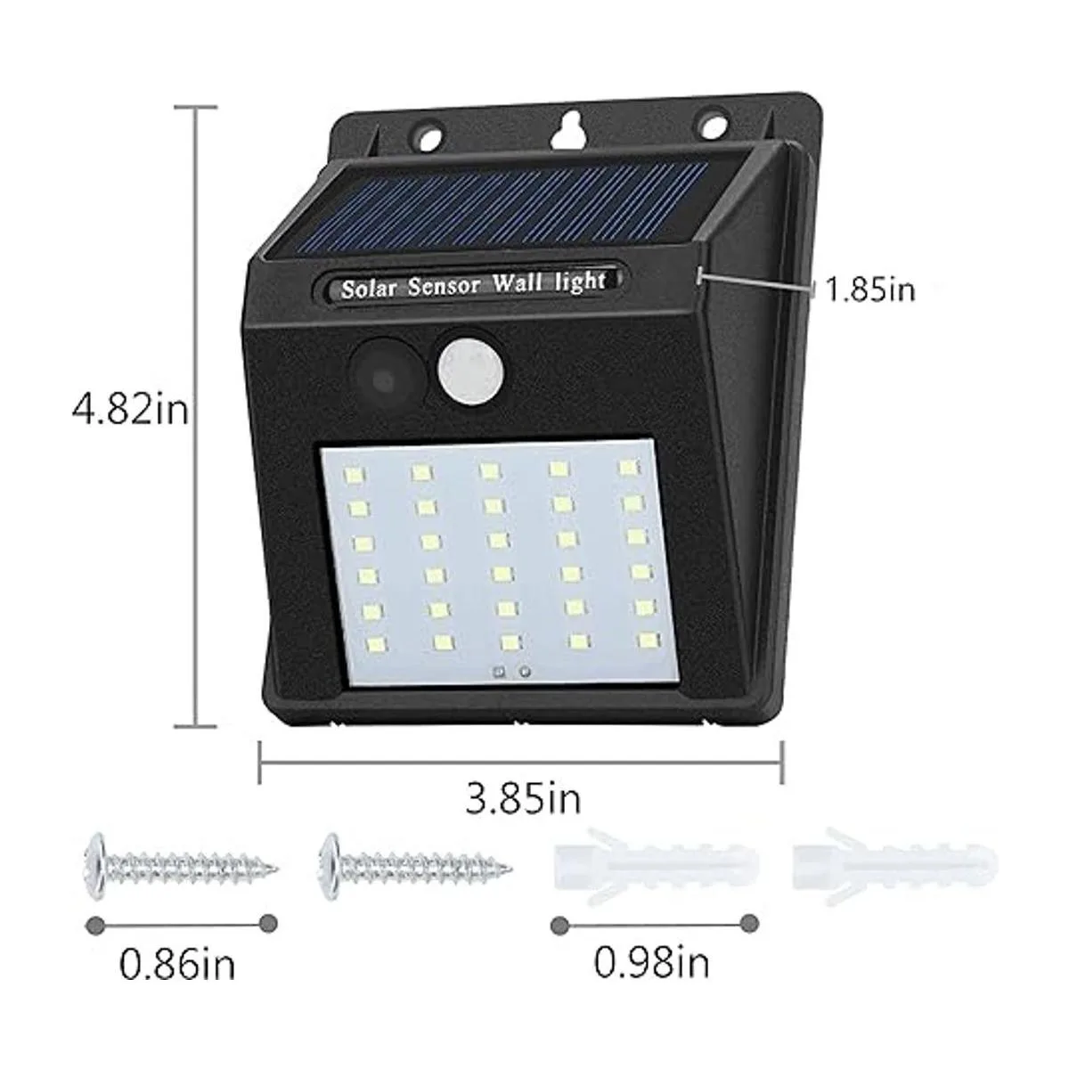 Luces de sensor solar al aire libre 30 LED inalámbricas_2