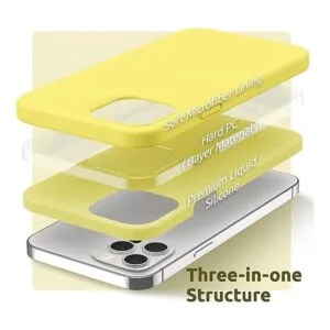 SURPHY Funda de silicona compatible con iPhone 12 Pro Max_4