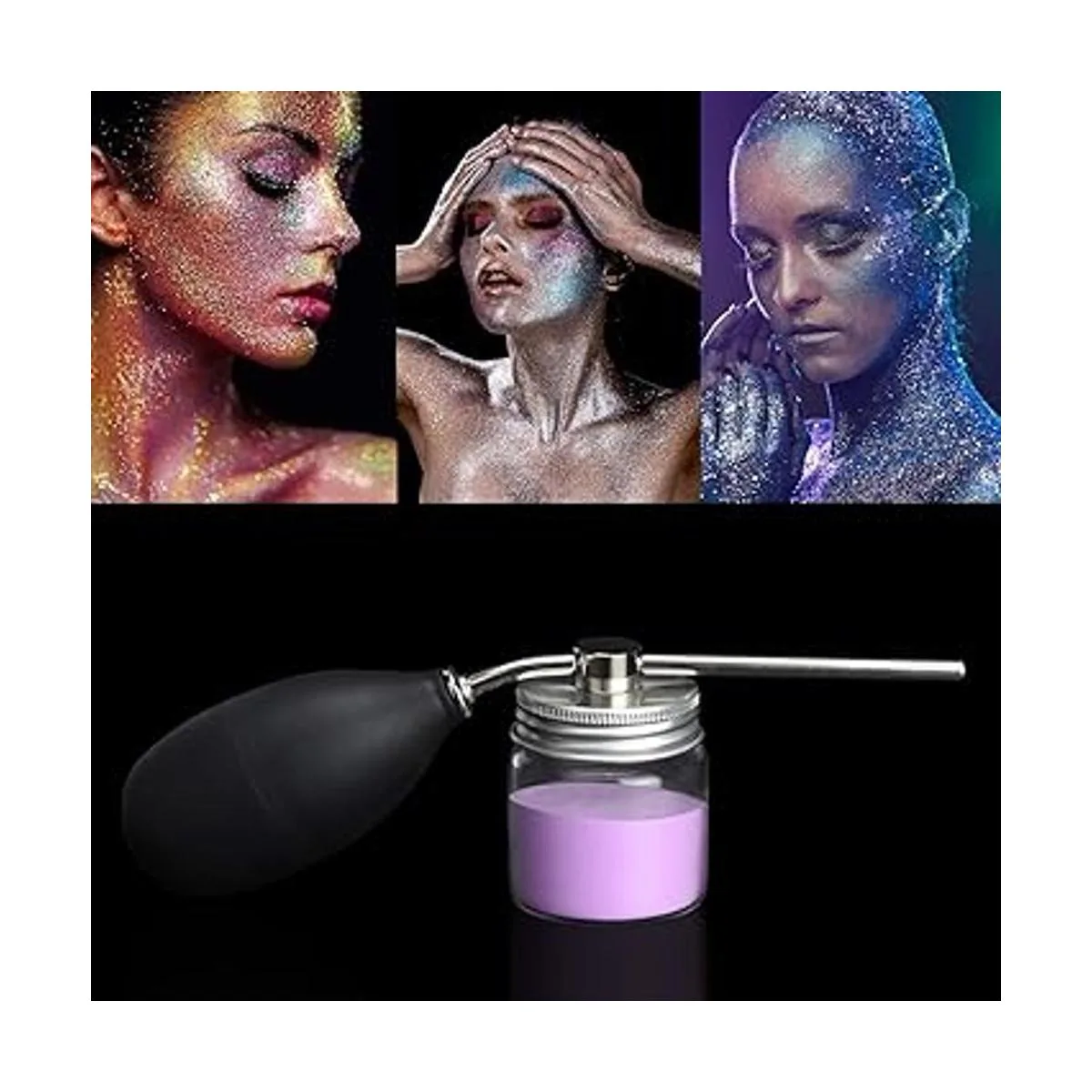 Noverlife Botellas de pulverización de polvo herramientas