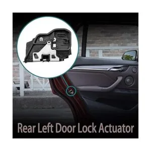 HQPASFY Cerradura de puerta eléctrica trasera izquierda de_2