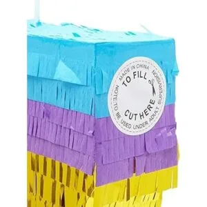 Piñata pequeña de arcoíris número 7 para fiestas de_4