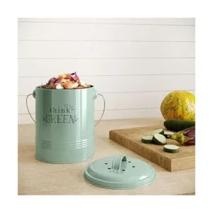 Barnyard Designs Contenedor de compostaje de cocina para