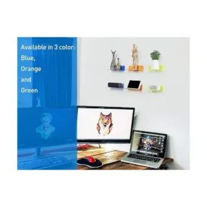 OAPRIRE Juego de 2 estantes de pared flotantes pequeños_3