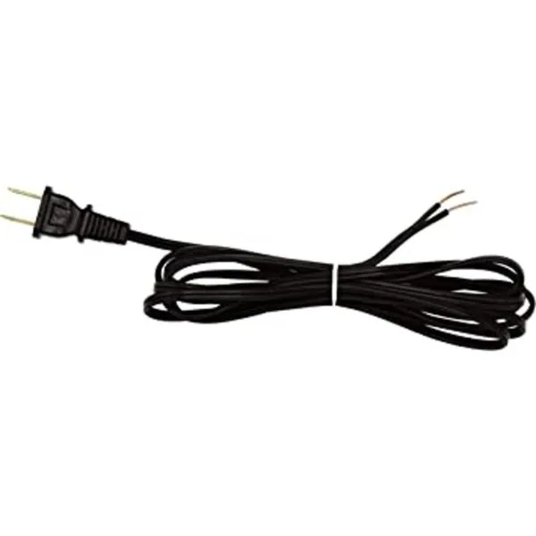 Creative Hobbies cable de lámpara negro 12 pies de largo_1