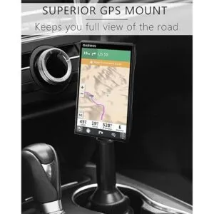 1Zero Soporte de taza GPS sólido para Garmin brazo_2