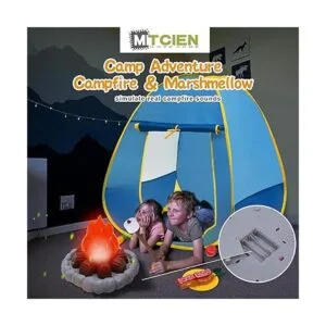 MITCIEN Tienda de campaña para niños y niñas con fogata_2