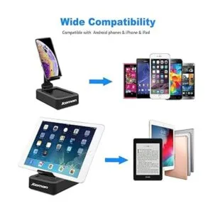 Cell Phone Stand with Wireless Bluetooth Speaker and_5