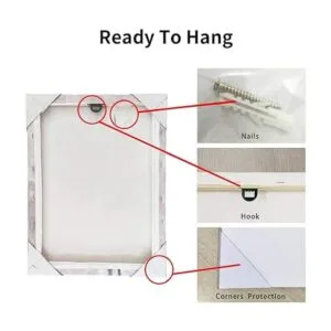 Lienzo floral para pared ramo de flores abstractas en