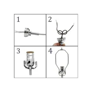 Creative Hobbies cable de lámpara marrón 12 pies de_4