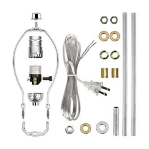 ECUDIS Lamp Kit Table Lamp Wiring Kit with 8 Inch Harp_1