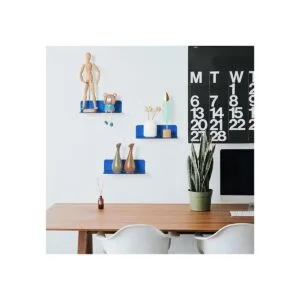 OAPRIRE Juego de 2 estantes de pared flotantes pequeños_2