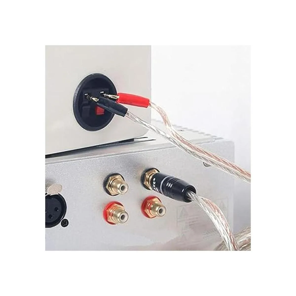 Cable de audio para altavoces RCA a banana tipo pin cable_4