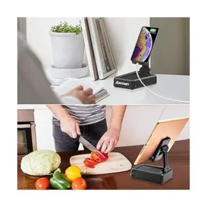 Cell Phone Stand with Wireless Bluetooth Speaker and_6