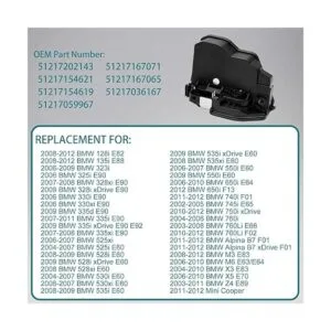 HQPASFY Cerradura delantera izquierda del lado del_3