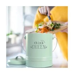 Barnyard Designs Contenedor de compostaje de cocina para