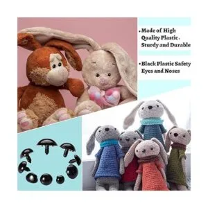 360 piezas de ojos de seguridad grandes de plástico para_5