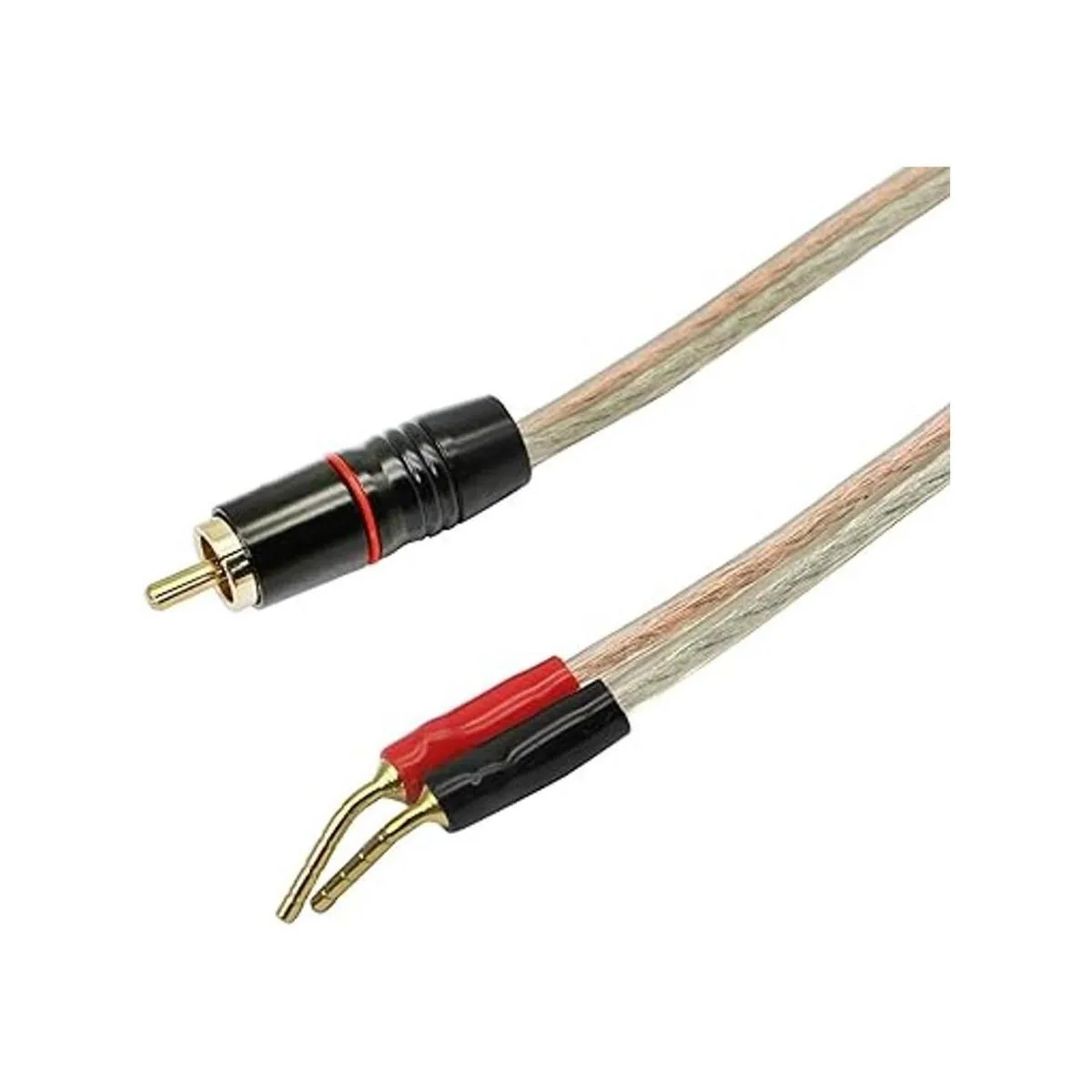 Cable de audio para altavoces RCA a banana tipo pin cable_3