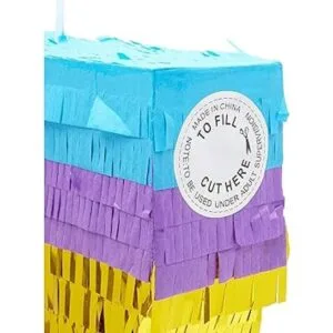 Piñata pequeña de arcoíris número 7 para fiestas de_5