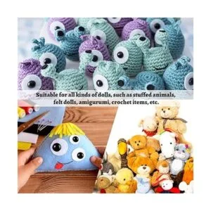 360 piezas de ojos de seguridad grandes de plástico para_6