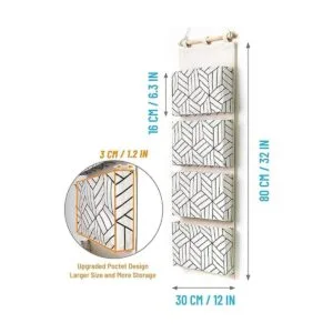 2 bolsas de almacenamiento para colgar sobre la puerta