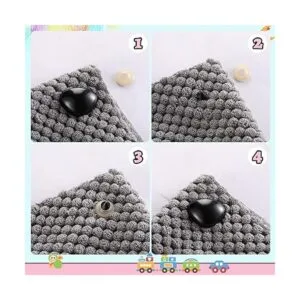 360 piezas de ojos de seguridad grandes de plástico para_3