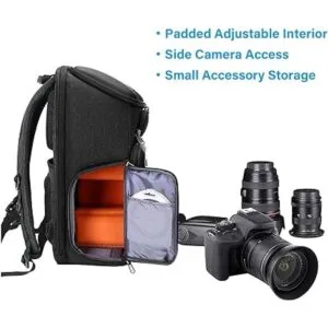 MOSISO Mochila para cámara réflex digital réflex sin_4