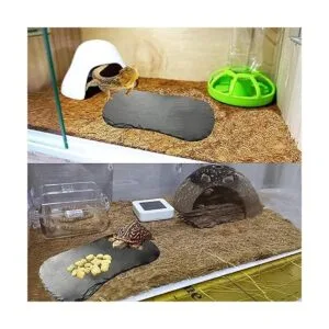 Tfwadmx plataforma de canasta de reptiles placa de roca