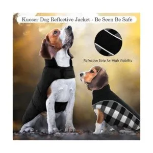 Kuoser Abrigo reversible para perros para climas fríos_6