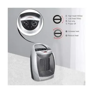 Kismile Calentador de espacio eléctrico pequeño de_3