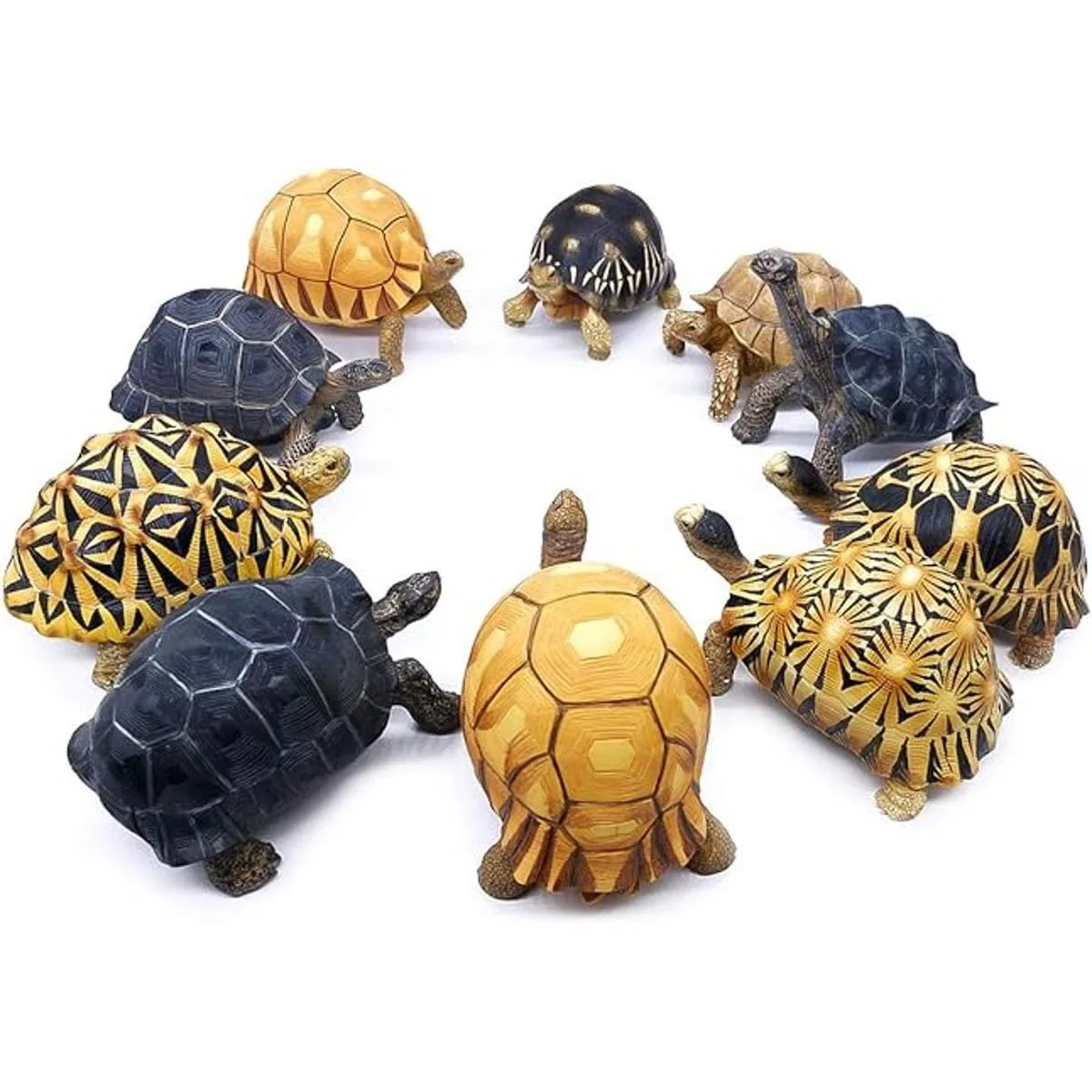 PPCLION Colección de figuras de estatua de tortuga