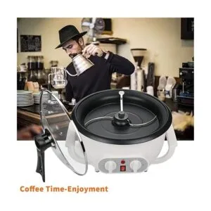 Máquina tostadora de café mejorada para uso doméstico