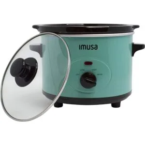 IMUSA USA GAU80113T Olla de cocción lenta verde azulado