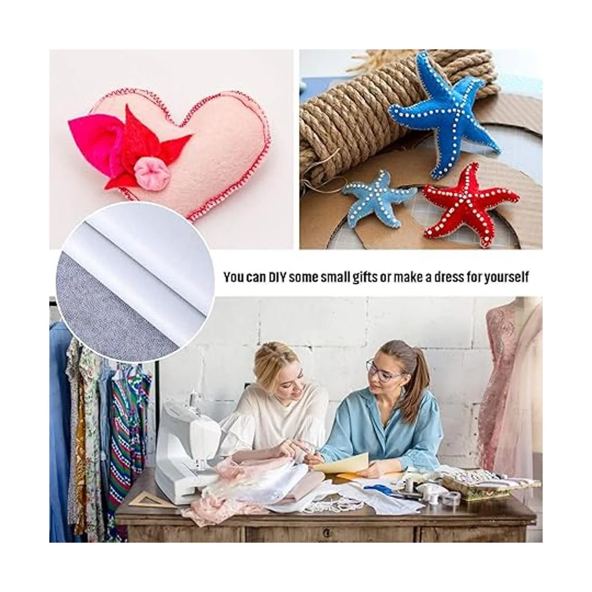 Interfaz ligera y fusible de tela de interfaz no tejida de