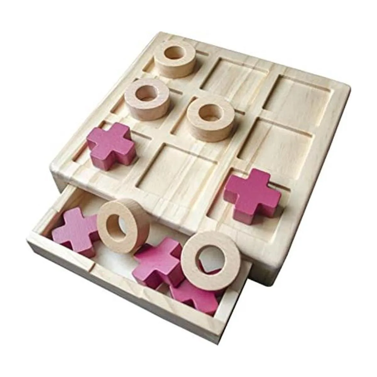 TIC TAC Toe Juego familiar incluye 10 piezas de juego de_1