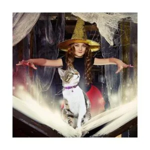 Collar de gato de Halloween collar de gato con campana