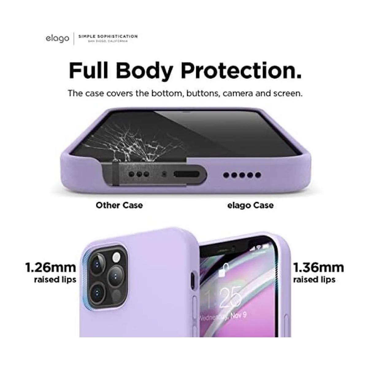 Elago Funda de silicona para celular iPhone 12 iPhone_4