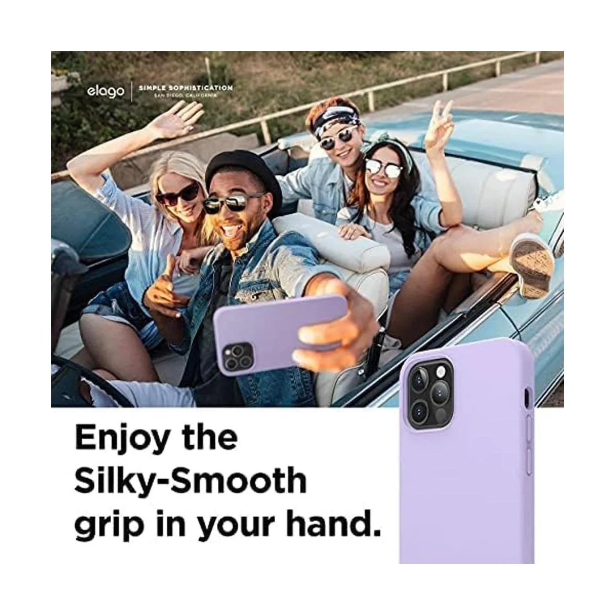 Elago Funda de silicona para celular iPhone 12 iPhone_5