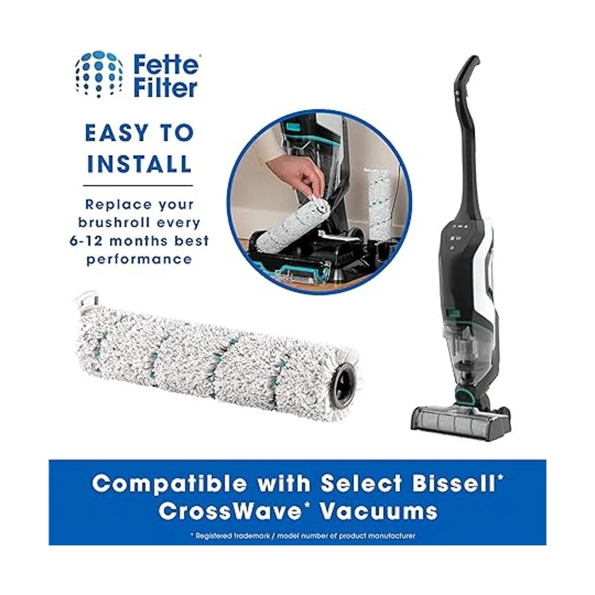 Filtro Fette Rodillo de cepillo para superficies