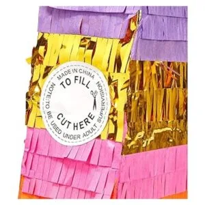 Pinata Arco iris para fiesta de cumpleaños infantil_4