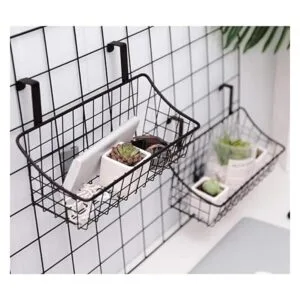 LeleCAT Cesta con gancho para almacenamiento de rejilla_6