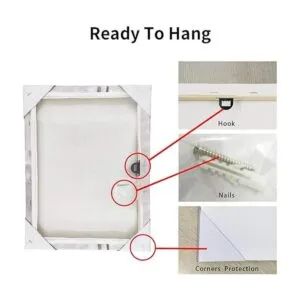 Horse Canvas Wall Art Animal in The Wind Artwork Picture