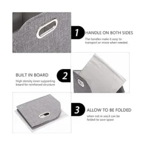 Geyecete Big Dog Toys Contenedores de almacenamiento de