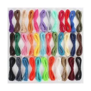 Cuerda encerada de 35 colores 0.039 in 382 yardas