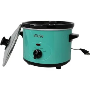 IMUSA USA GAU80113T Olla de cocción lenta verde azulado