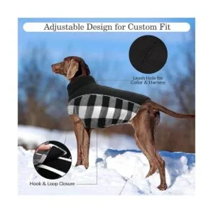 Kuoser Abrigo reversible para perros para climas fríos_5